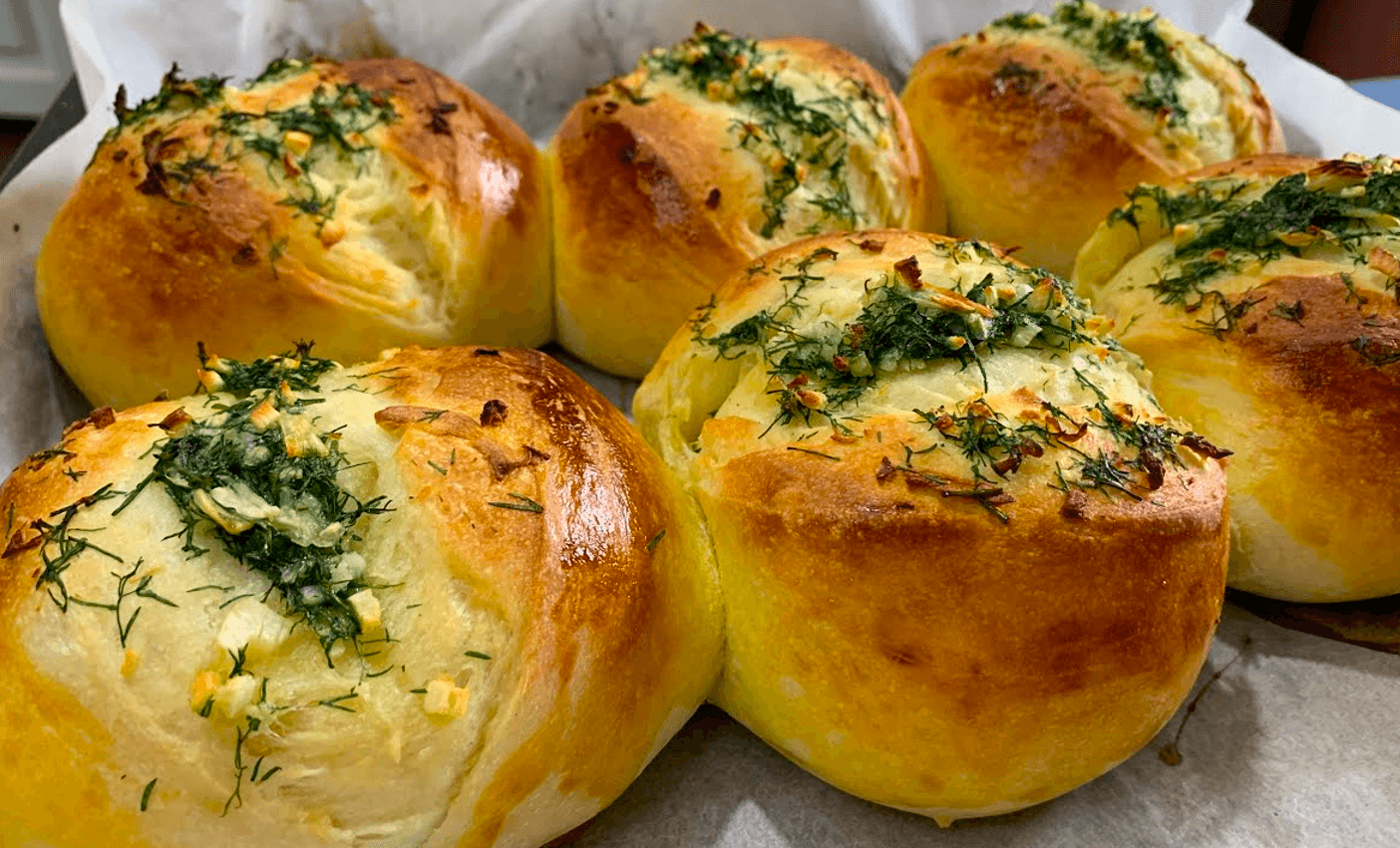 часниковий хліб