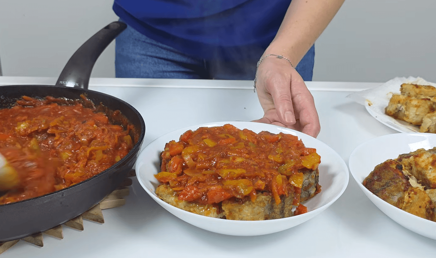 риба з овочами