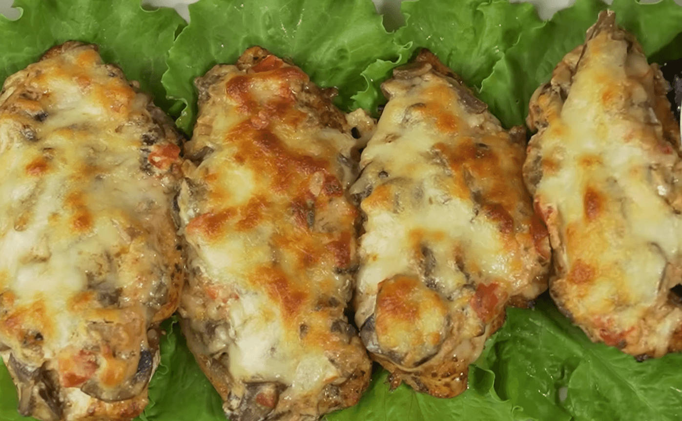 куряче філе під овочами