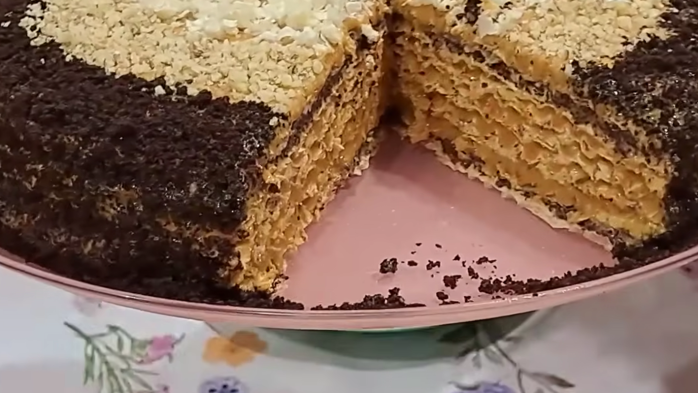 Маковий торт з вафельних коржів! Без випічки - На Новорічний святковий стіл 2026