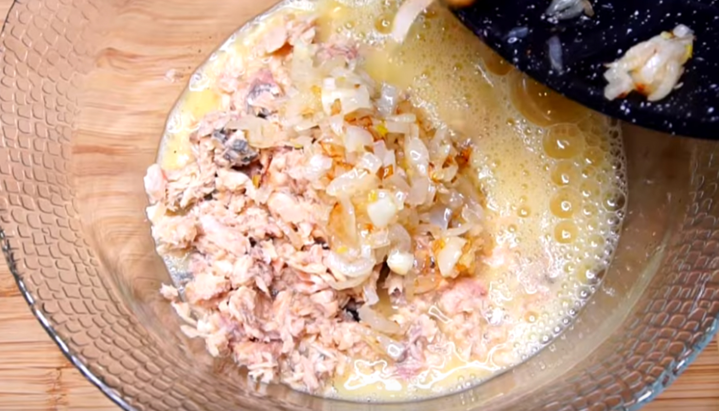 рибний хлібець з консерви