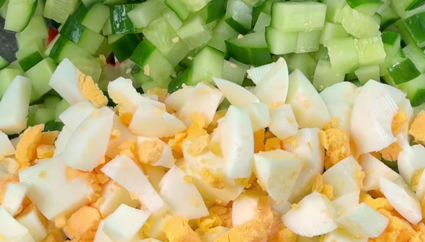 Салат з крабовими паличками