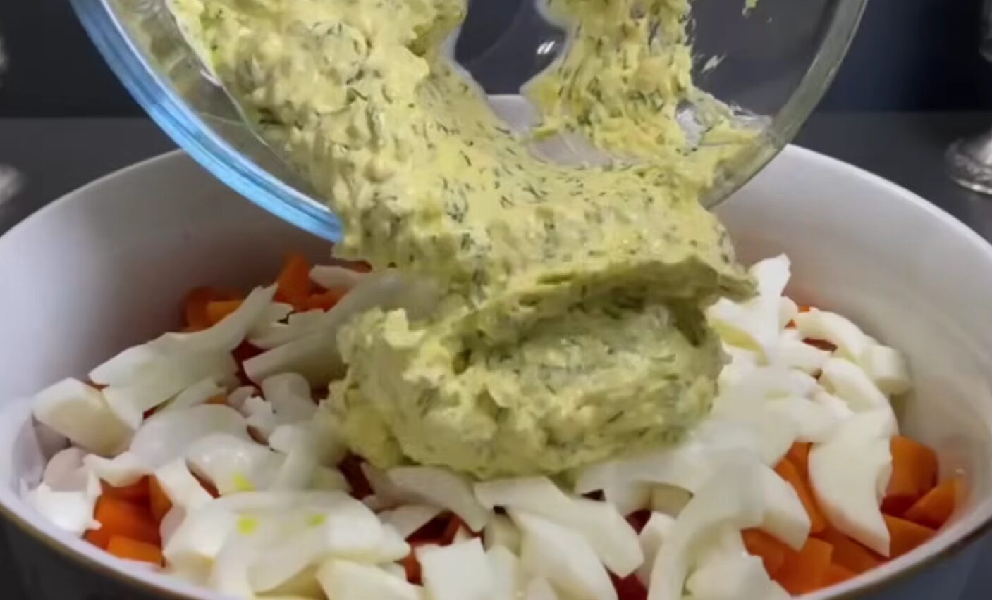 салат з куркою рецепт