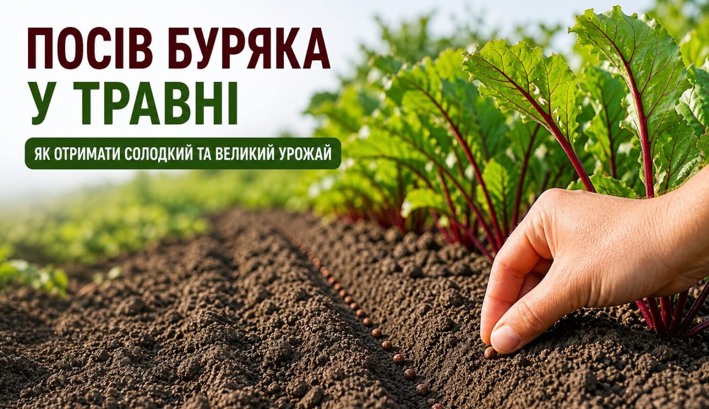 Посів буряка у травні: як отримати солодкий і великий урожай без зайвих проблем