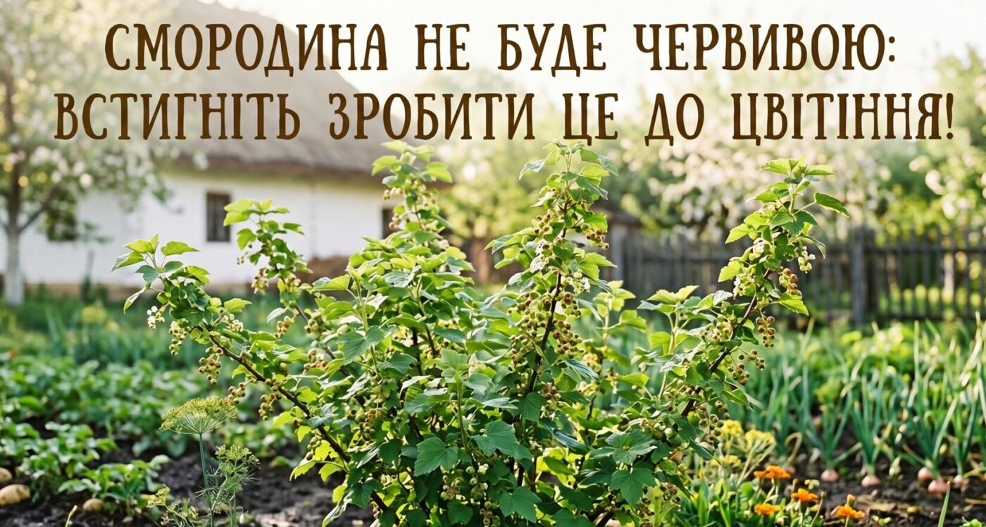 Смородина не буде червивою: встигніть зробити це до цвітіння