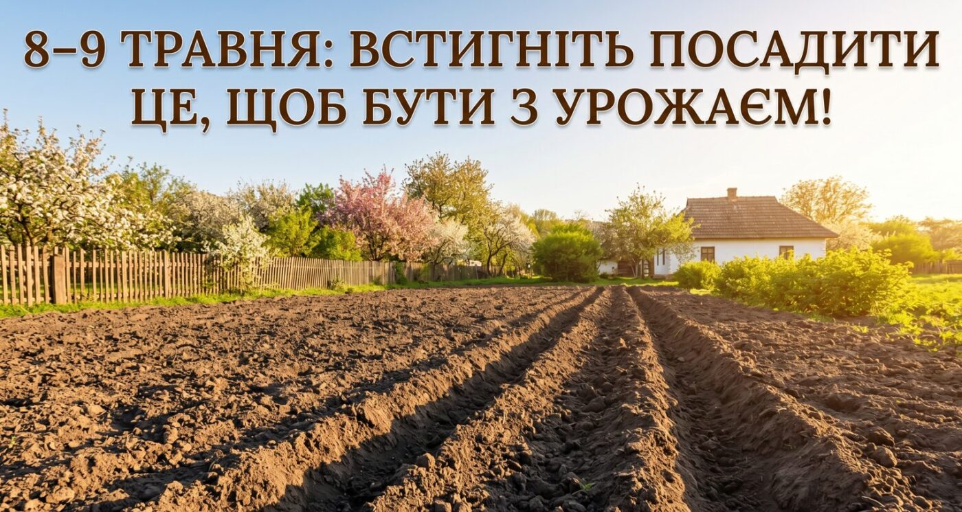 Що сіяти та садити 8-9 травня: час "корінців" та генерального прибирання