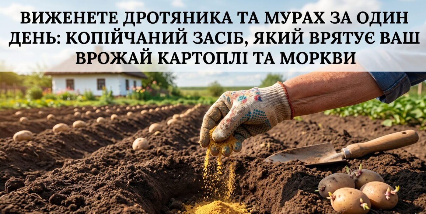 Виженете дротяника та мурах за один день: копійчаний засіб, який врятує ваш врожай картоплі та моркви