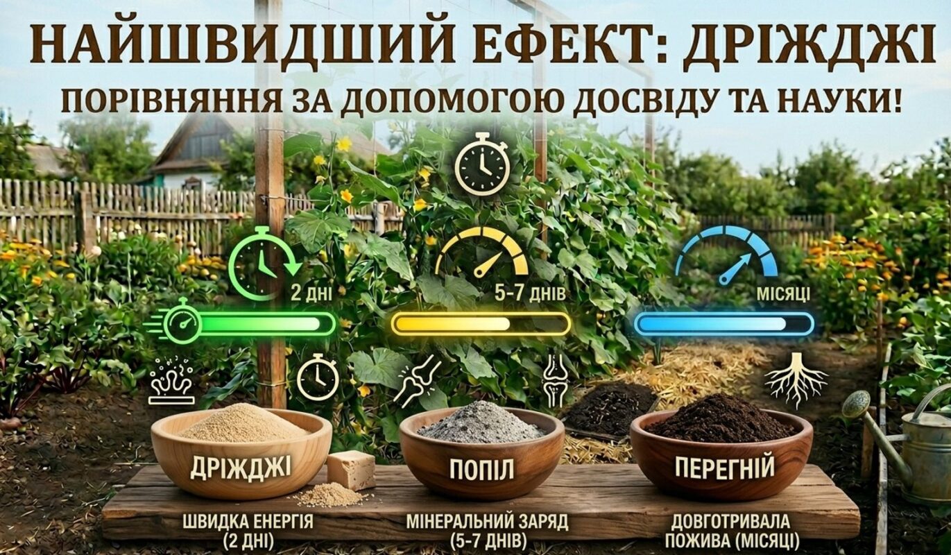 Дріжджі, попіл чи перегній - що дає найшвидший ефект для росту рослин