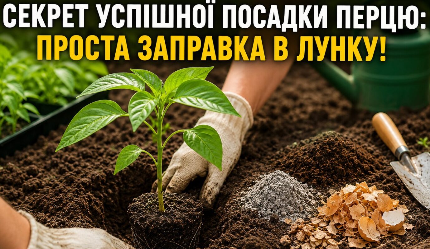 Проста натуральна заправка для лунки, яка змусить навіть кволий Перець рости як на дріжджах