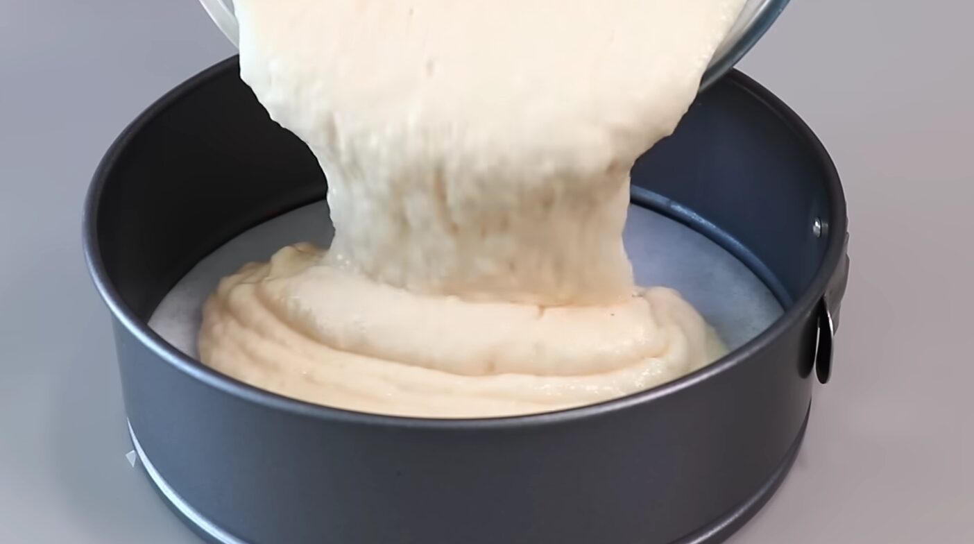 торт три склянки тісто