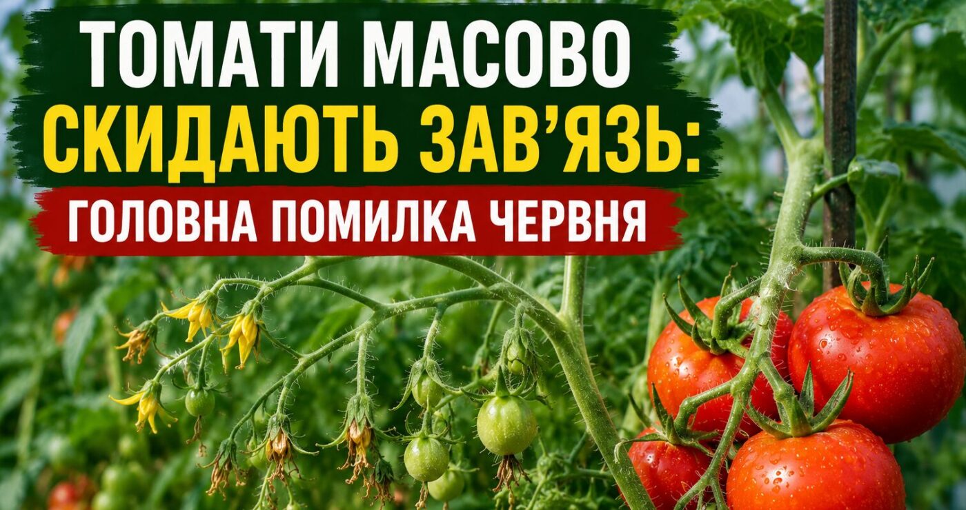 Томати масово скидають зав'язь: головна помилка червня