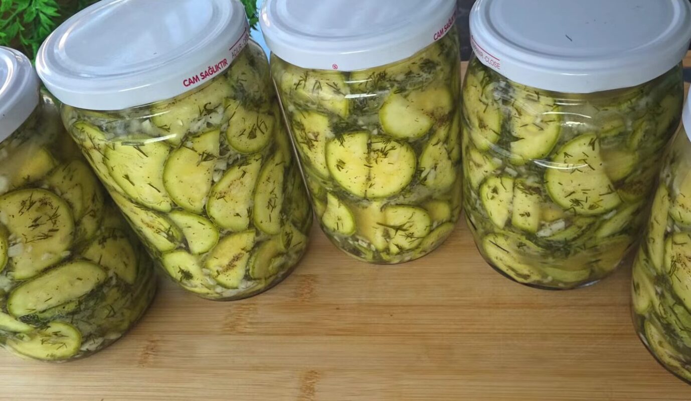 мариновані кабачки на зиму рецепт