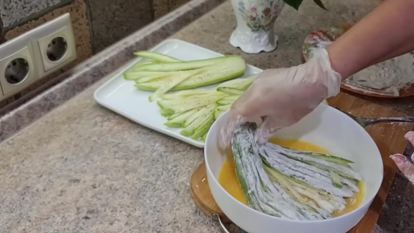 кабачки віяла в клярі рецепт