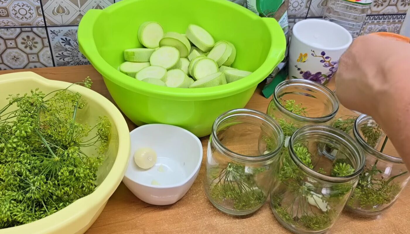 мариновані кабачки на зиму рецепт